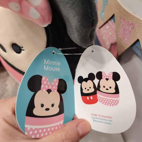 ❤️NWT Disney Mickey & Minnie Mini (2021) 7" inch Squishmallow Pair, Super Cute! - Picture 11 of 15